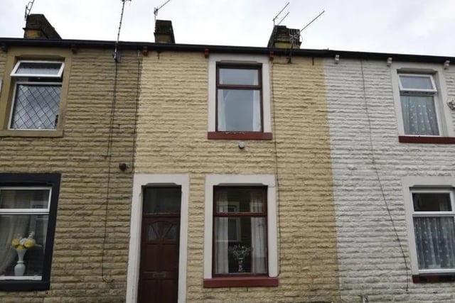 This 2 bed terraced house on Scarlett Street is for sale for £40,000 (guide price)