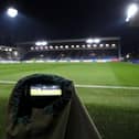 BURNLEY, ENGLAND - DECEMBER 03: General view inside the stadium of the stadium shown on a camera ahead of the Premier League match between Burnley FC and Manchester City at Turf Moor on December 03, 2019 in Burnley, United Kingdom. (Photo by Stu Forster/Getty Images)