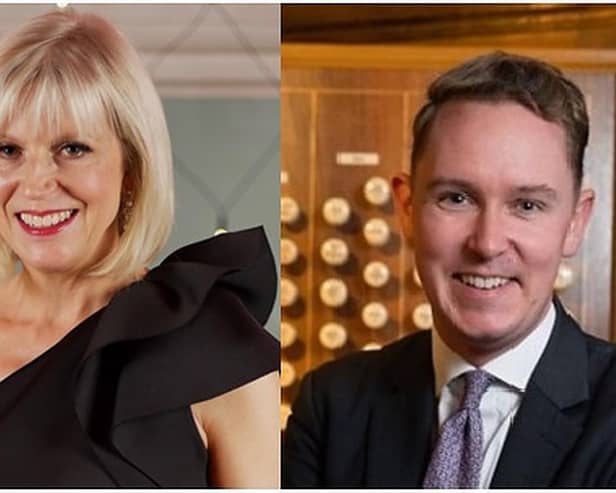 Soprano Kate Daggett and organist son Tom will perform a recital, ranging from Alma del core by Antonio Caldara to the Coronation March from Le Prophète, at St Peter's Church in Burnley