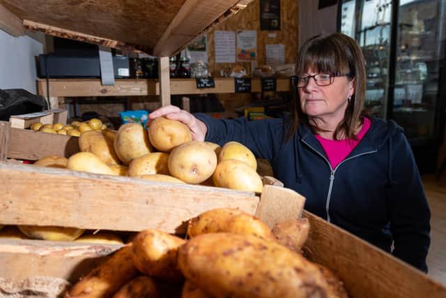 Diane Beach, owner of Rosegrove Fruit & Vegetables in Burnley admits building up the shop has been a hard work and she has had to diversify to make it a success