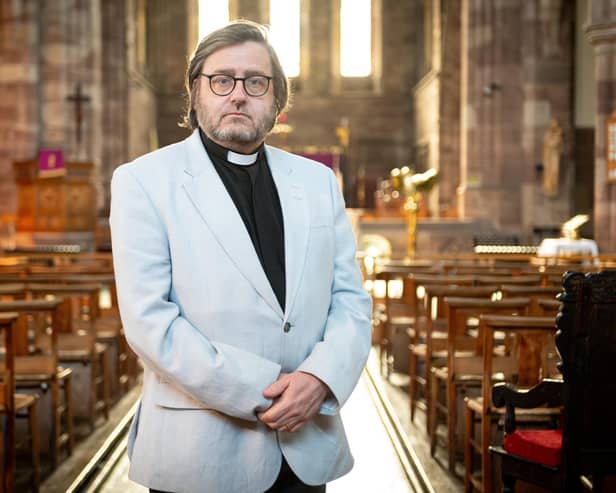 Fr Alex Frost, of St Matthew's Church, Burnley. Photo: Kelvin Lister-Stuttard