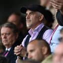 BURNLEY, ENGLAND - MAY 08: Burnley owner and chairman Alan Pace during the Sky Bet Championship between Burnley and Cardiff City at Turf Moor on May 08, 2023 in Burnley, England. (Photo by Gareth Copley/Getty Images)