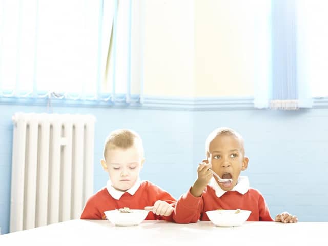 Children enjoying a Breakfast Club