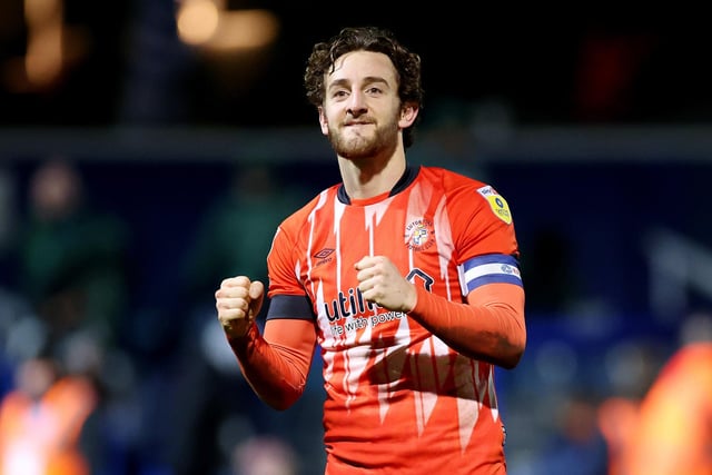 LONDON, ENGLAND - DECEMBER 29: Tom Lockyer of Luton Town celebrates following their sides victory after the Sky Bet Championship between Queens Park Rangers and Luton Town at Loftus Road on December 29, 2022 in London, England. (Photo by Warren Little/Getty Images)
