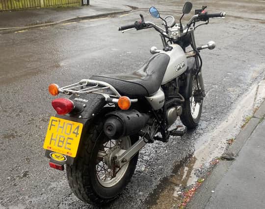 Police appeal for information following the theft of this motorbike in Clitheroe.