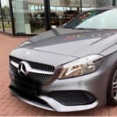 Police are appealing for information after this Mercedes was stolen in the Ribble Valley.