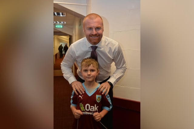 Jack Rumney meeting Sean Dyche when he was eight in 2016