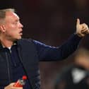 NOTTINGHAM, ENGLAND - SEPTEMBER 18: Steve Cooper, Manager of Nottingham Forest, reacts prior to the Premier League match between Nottingham Forest and Burnley FC at City Ground on September 18, 2023 in Nottingham, England. (Photo by Marc Atkins/Getty Images)