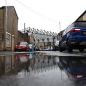 General view outside Burnley's Turf Moor stadium (Photo by George Wood/Getty Images)