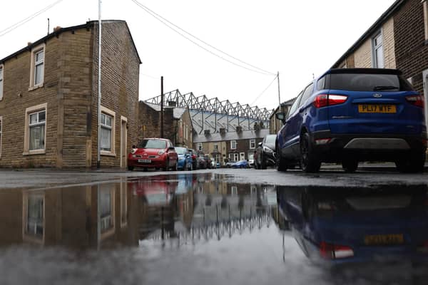 General view outside Burnley's Turf Moor stadium (Photo by George Wood/Getty Images)