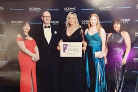 Nelson based Betty-Rose Beauty Boutique, which is owned by Rachel Shuttleworth, (third from left) was named 'Local Salon of the Year' at English Hair and Beauty Awards 2024