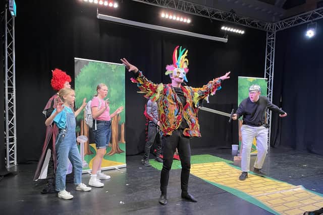 Colne's Stage Door Youth Theatre performing Beware the Jabberwock at Edinburgh Fringe