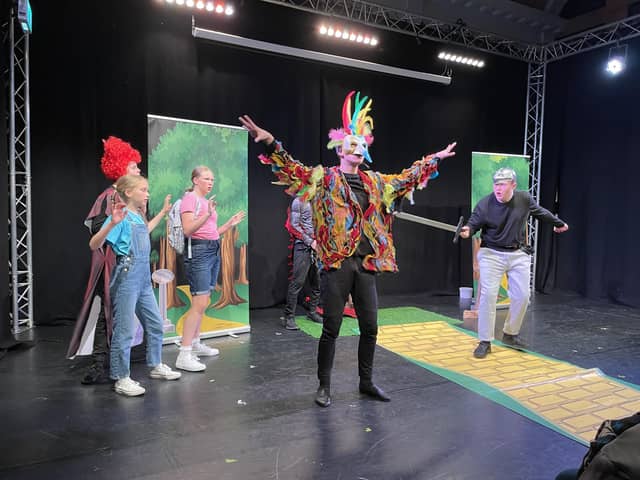 Colne's Stage Door Youth Theatre performing Beware the Jabberwock at Edinburgh Fringe