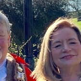 Former Mayor of Pendle, James Keith Starkie, with wife Janet