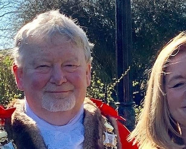 Former Mayor of Pendle, James Keith Starkie, with wife Janet