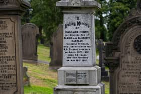 The grave of Wallace Henry Hartley, violinist and bandleader on the Titanic during its maiden voyage who died when the ship sank after hitting an iceberg. Wallace is buried in Colne cemetery. Photo: Kelvin Lister-Stuttard