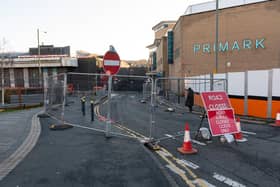 The bottom of Curzon Street is now closed due for essential strengthening work. Photo: Kelvin Stuttard
