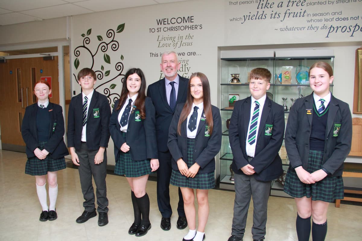 Accrington's St Christopher's C of E High School attended by numerous ...