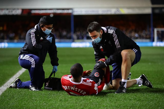 Gave United a first-half injury scare when he flashed a cross-shot across goal and then stayed down for treatment afterwards, departing with what looked like another hamstring issue. A big blow for the Blades.
