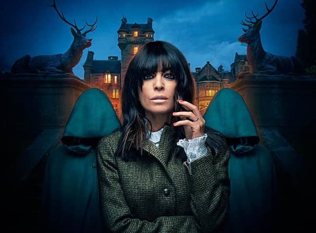 Claudia Winkleman hosts BBC1's gothic game show The Traitors