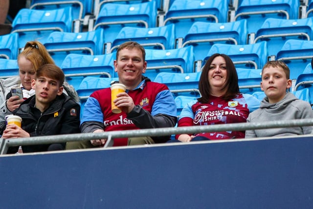 Burnley fans take their seats for the match

Photographer Alex Dodd/CameraSport

The Emirates FA Cup Quarter-Final - Manchester City v Burnley - Saturday 18th March 2023 - Etihad Stadium - Manchester
 
World Copyright © 2023 CameraSport. All rights reserved. 43 Linden Ave. Countesthorpe. Leicester. England. LE8 5PG - Tel: +44 (0) 116 277 4147 - admin@camerasport.com - www.camerasport.com