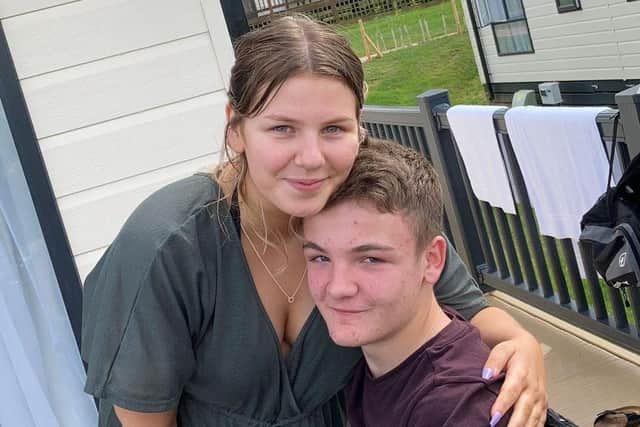 Isaac and Libby on holiday in 2019