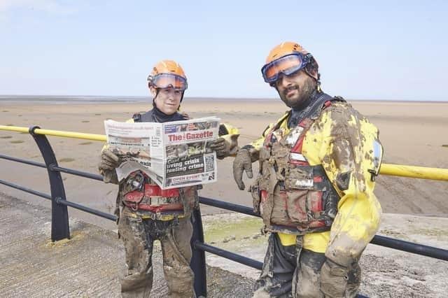 Nish Kumar and Josh Widdicombe in Blackpool as part of their Hold the Front Page series