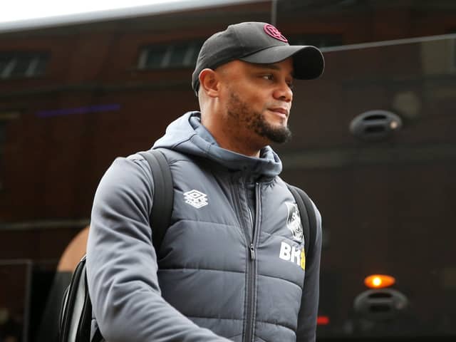 LONDON, ENGLAND - DECEMBER 23: Vincent Kompany, Manager of Burnley, arrives at the stadium prior to the Premier League match between Fulham FC and Burnley FC at Craven Cottage on December 23, 2023 in London, England. (Photo by Steve Bardens/Getty Images)