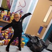 George Greenwood (nine) is again collecting donations of Easter eggs and treats to hand out to youngsters spending Easter in hospital in Burnley and Blackburn