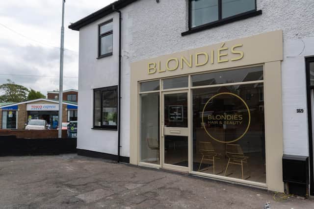 Blondie's hair salon in Brunshaw Road, Burnley, was a newsagent's shop for many years