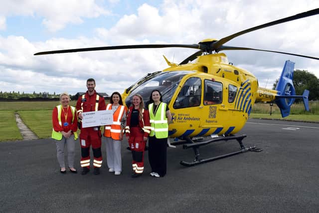 Marsden savers raise £13k for North West Air Ambulance Charity