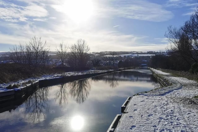 The Leeds Liverpool Canal in Burnley