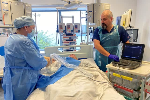 Vascular Access Service using the equipment