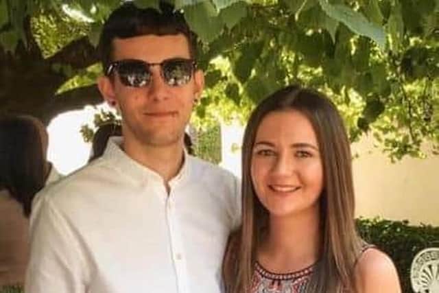 Hannah Greenwood, the owner of Bella's Bakes, with her boyfriend, Daniel Smith. She has announced the closure of her shop in Manchester Road, Burnley