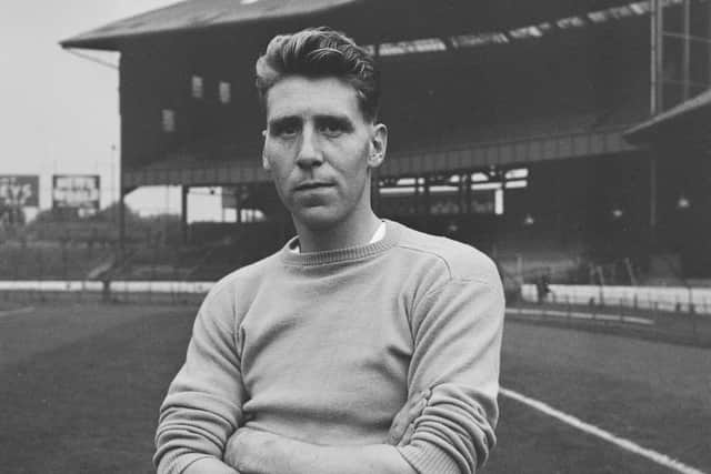 McDonald pictured during an England training session at Stamford Bridge in 1958 (Photo by Evening Standard/Hulton Archive/Getty Images)