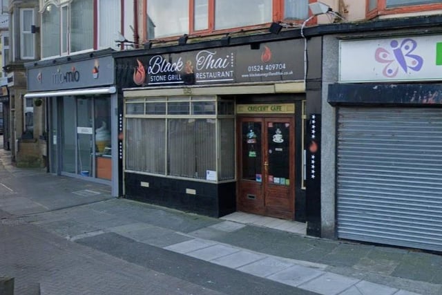 Black Stone Grill & Thai Restaurant on Maine Road Central, Morecambe, has a rating of 4.4 out of 5 from 142 Google reviews