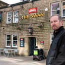 Craig Smith, landlord of The Swan in Burnley town centre.