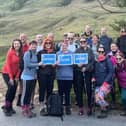 Organisers and champions of Burnley fundraising group Support After Suicide taking on Ben Nevis in Scotland.