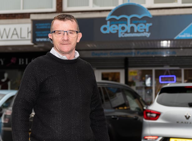 James Anderson, owner of Depher CIC in Burnley, which helps people to pay for food and energy. Photo: Kelvin Stuttard
