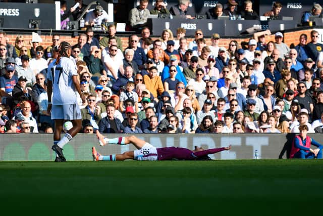 Hannibal suffered a hamstring injury during the early stages of Burnley's game at Fulham. Photo: Kelvin Lister-Stuttard