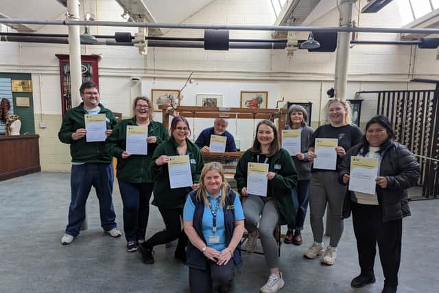 Guide Dogs and Queen Street Mill Textile Museum in Burnley have teamed up to help improve the visitor experience for visitors who have a vision impairment