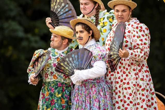 Pirates Of Penzance production by Illyria at Lytham Hall outdoor theatre