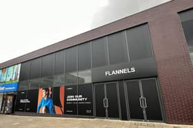 New upmarket fashion store FLANNELS selling clothes by Gucci, Burberry and Dolce & Gabbana coming to Charter Walk Shopping Centre in Burnley.