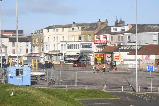 Access to Central Car Park will be via Central Drive rather than Seasider's Way whose last section from Chapel Street will be closed to allow construction work to begin