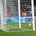 Martin Dubravka had a night to forget as Slovakia crashed out against Kosovo (Photo by Joe Klamar / AFP via Getty Images)