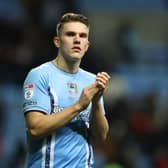 COVENTRY, ENGLAND - OCTOBER 25: Viktor Gyokeres of Coventry City claps the fans after the Sky Bet Championship between Coventry City and Rotherham United at The Coventry Building Society Arena on October 25, 2022 in Coventry, England. (Photo by Catherine Ivill/Getty Images)