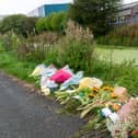 Floral tributes left to 16-year-old Preston McNally who died in the Leeds and Liverpool canal in Burnley this weekend. Photo: Kelvin Lister-Stuttard