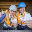 Barratt Assistant Site Manager, Tom Rowan, and DWH Site Manager, Geoff Wiffen