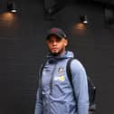 BURNLEY, ENGLAND - FEBRUARY 17:  Vincent Kompany, Manager of Burnley, arrives at the stadium prior to the Premier League match between Burnley FC and Arsenal FC at Turf Moor on February 17, 2024 in Burnley, England. (Photo by Marc Atkins/Getty Images)