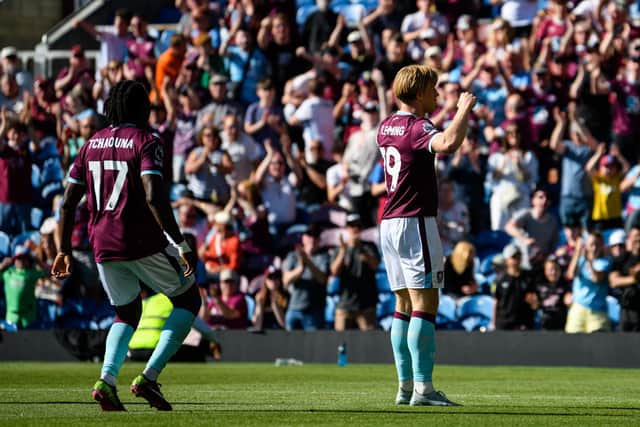 Zian Flemming celebrates his equaliser against Wolverhampton Wanderers. Photo: Kelvin Lister-Stuttard